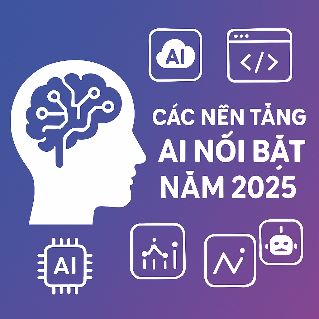 Các nền tảng trí tuệ nhân tạo (AI) nổi bật năm 2025